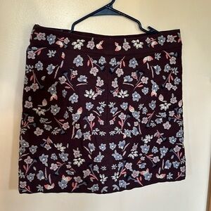 Floral business skirt